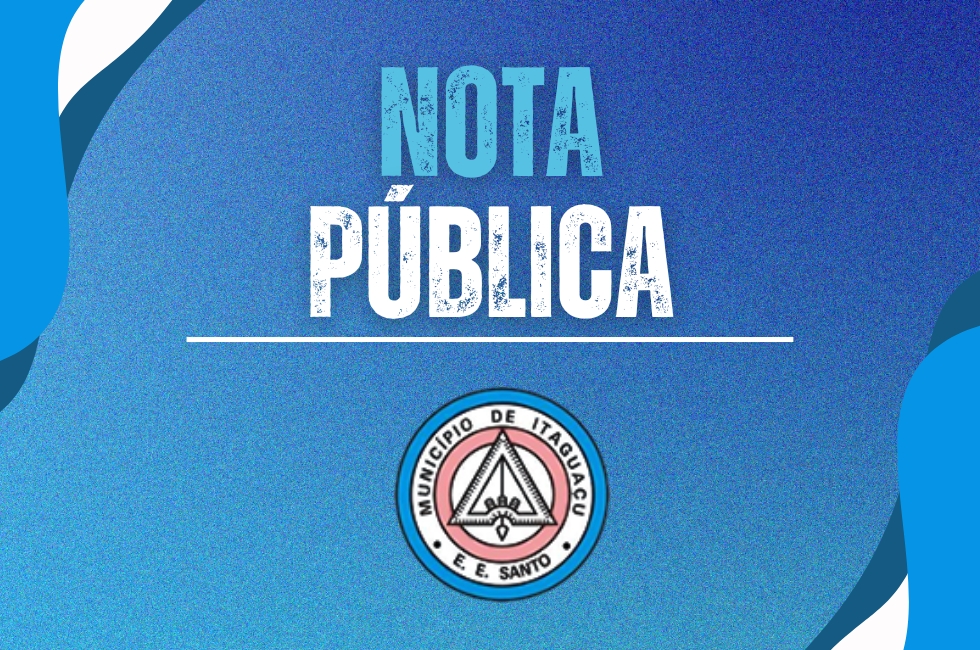 NOTA PÚBLICA DE ESCLARECIMENTO E TRANSPARÊNCIA.